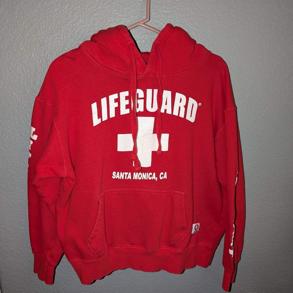 Red Lifegaurd Hoodie